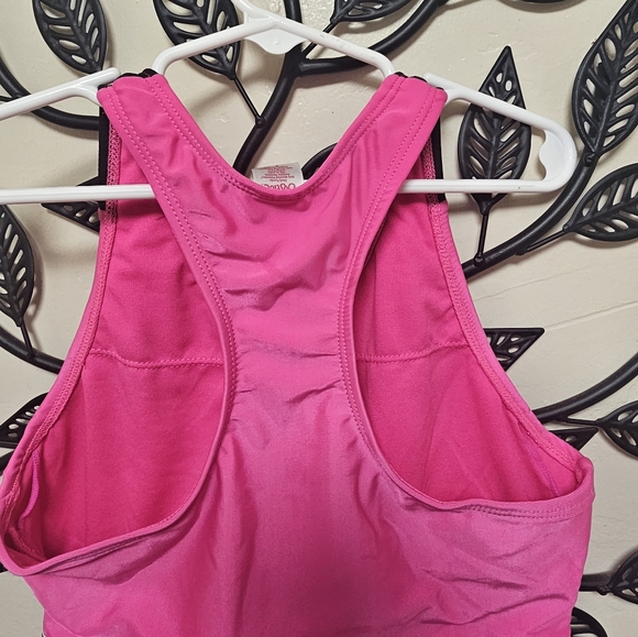 Justice Pink Bikini Set with Sporty Black‎ Trim size L (12-14) - Picture 10 of 10